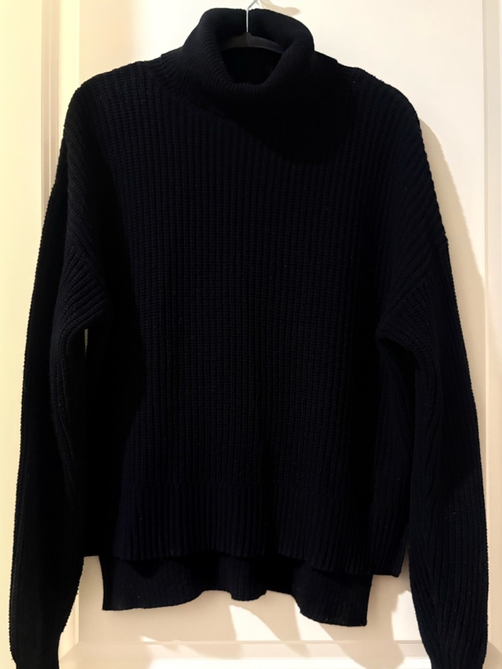 Urban Outfitters Black Ribbed Turtleneck Sweater